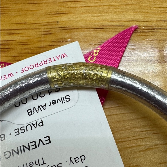 BuDhaGirl Silver All-Weather Bangles Set of 9 Size Medium - Picture 6 of 7